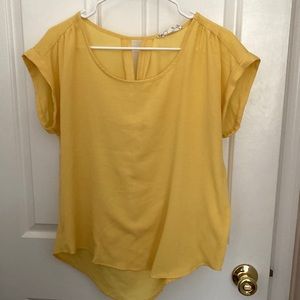 Womens yellow blouse